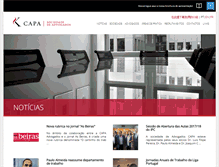Tablet Screenshot of capa-advogados.com